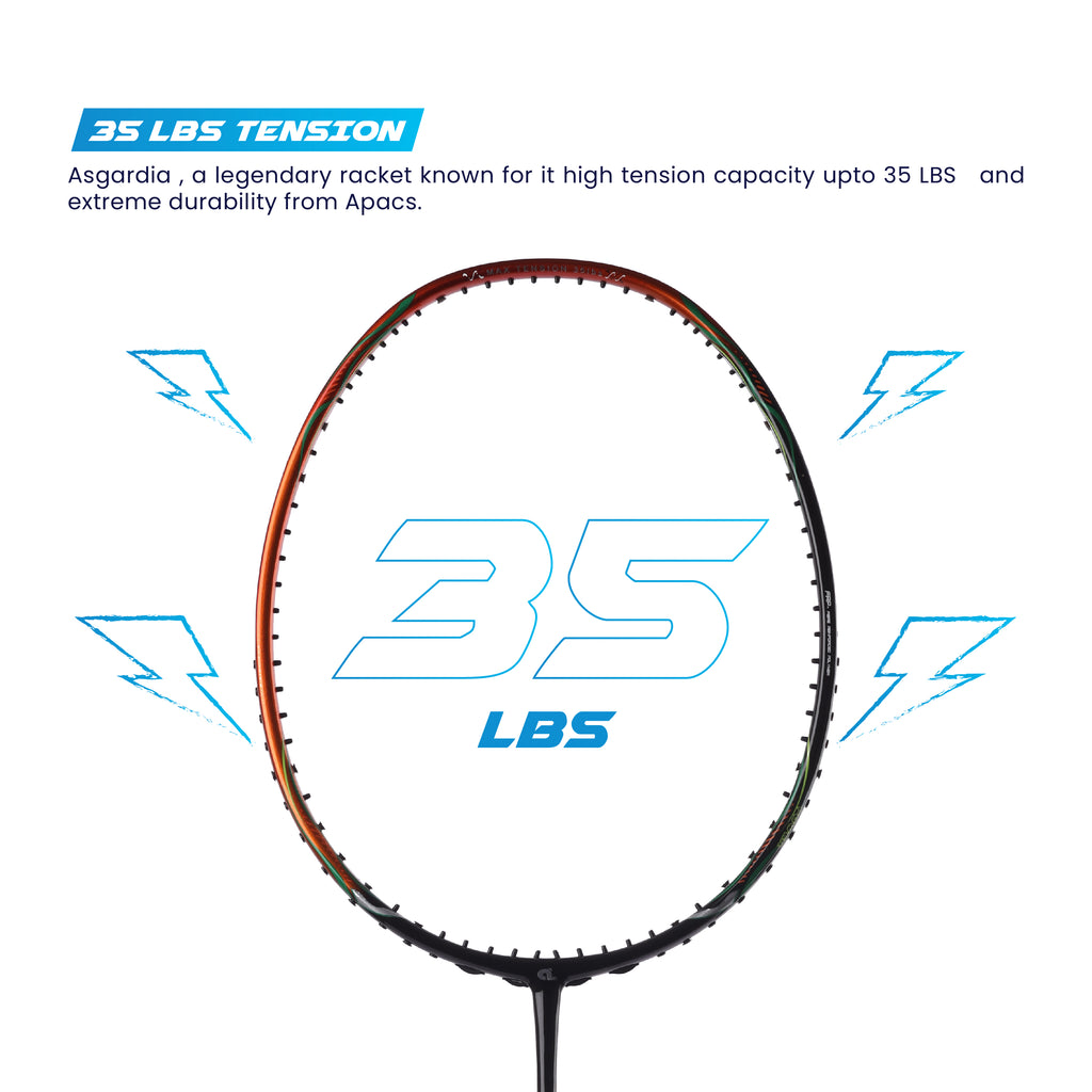 Apacs Asgardia Lite - Professional Badminton Racquets with Full Cover ...