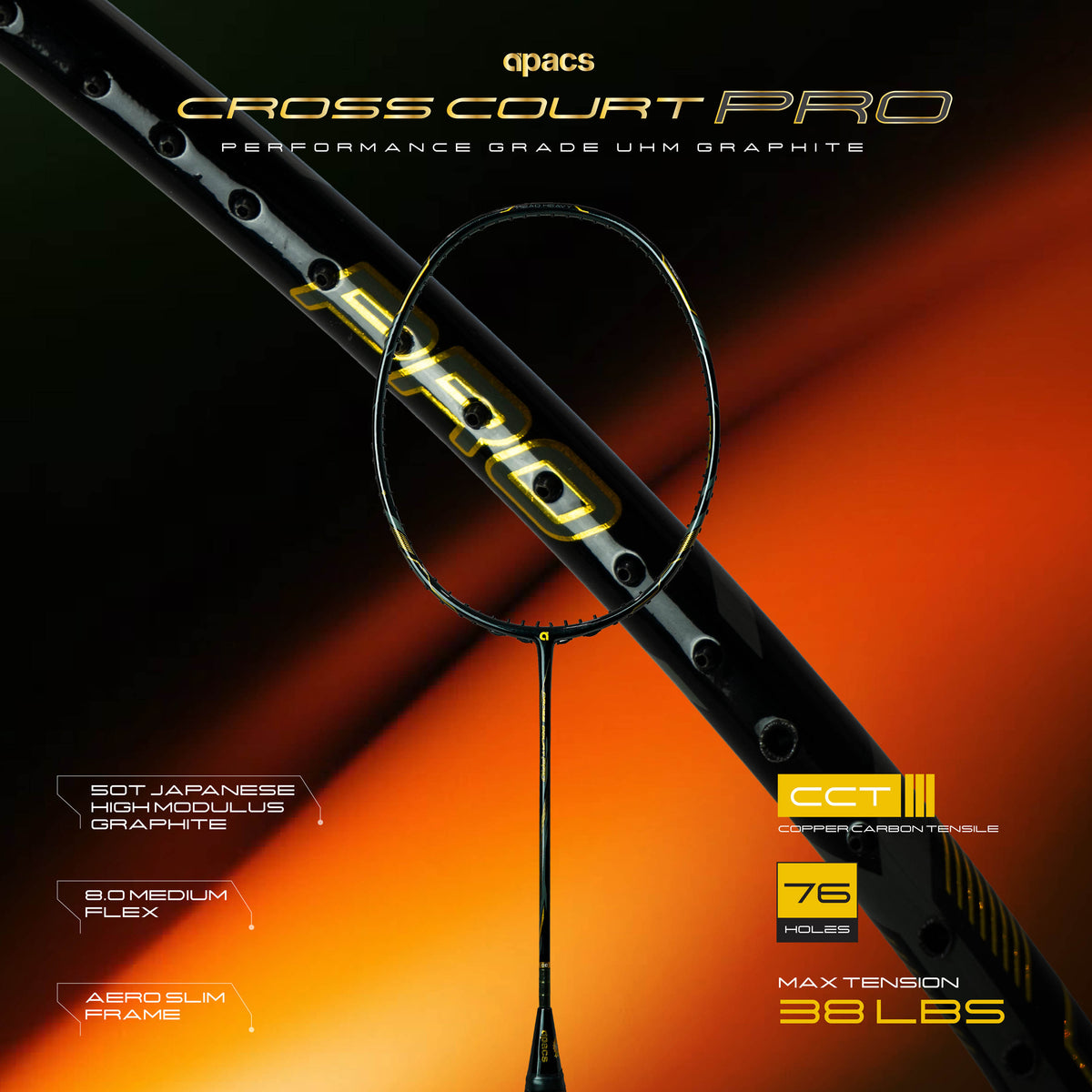 Apacs Cross Court Pro + Apacs Strike Kitbag