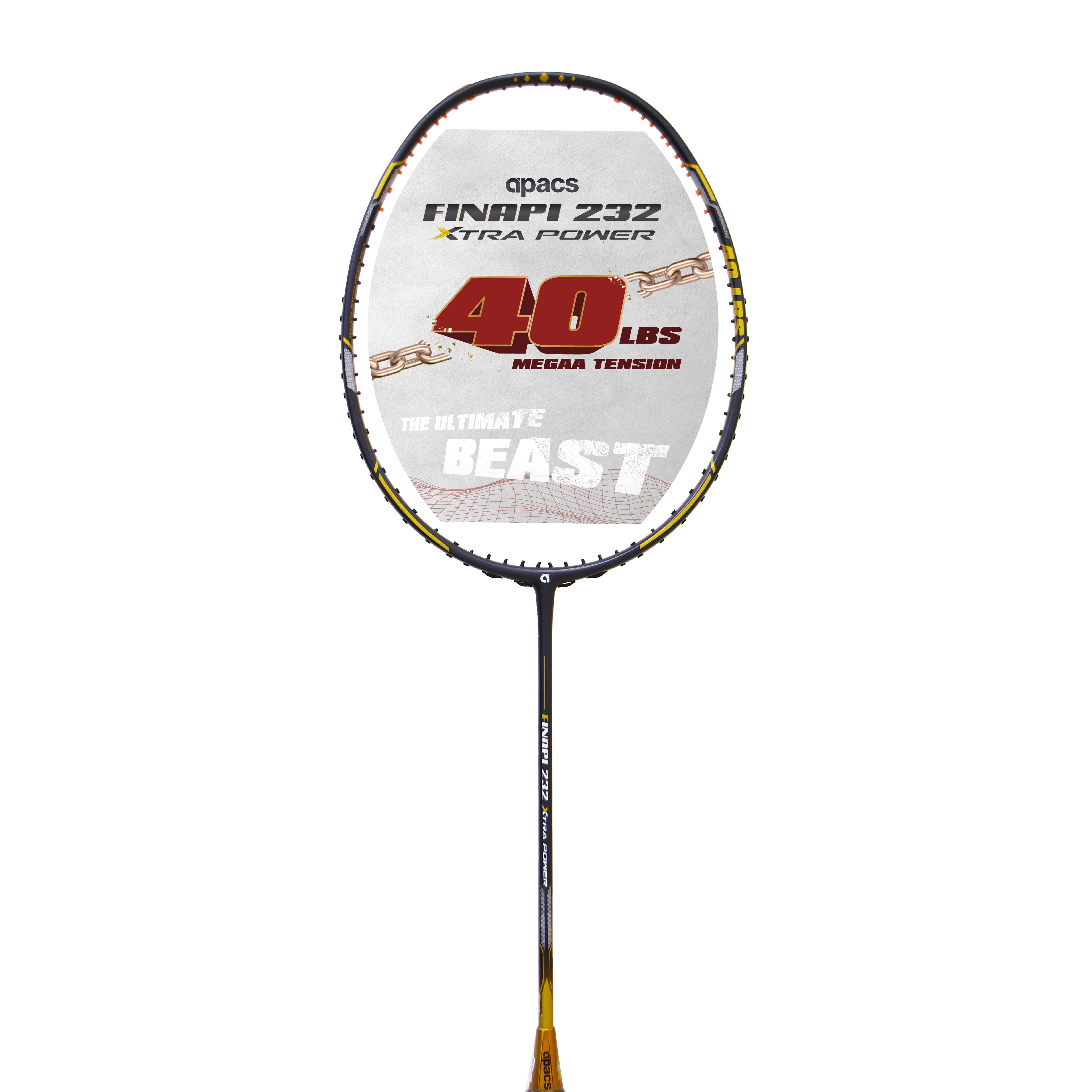 Finapi Racket Apacs Finapi 232 Xtra Power - buy badminton rackets online – Badminton ...
