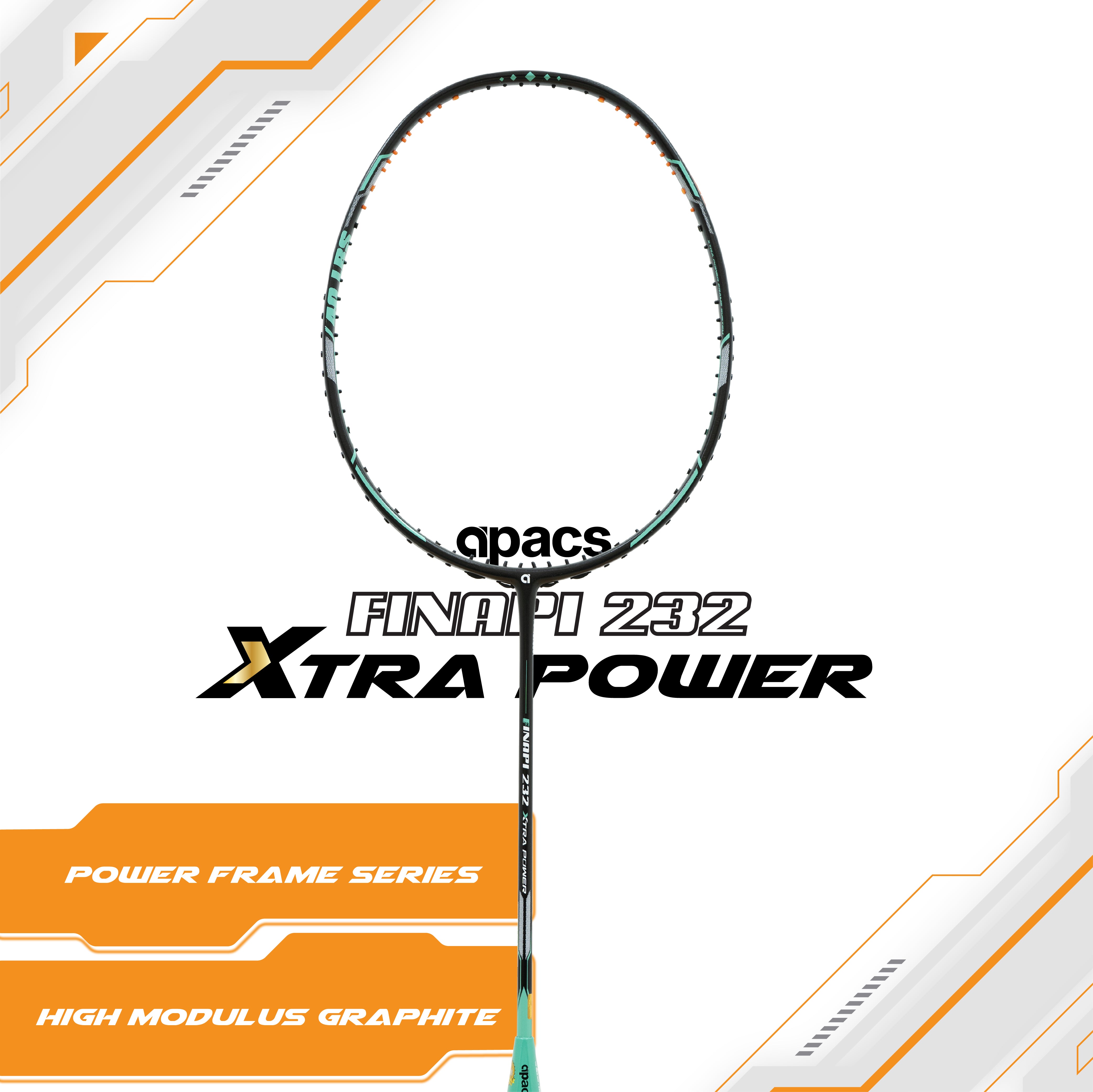 Apacs Racket Inapi 23 Apacs Finapi 232 Xtra Power - buy badminton rackets online – Badminton ...