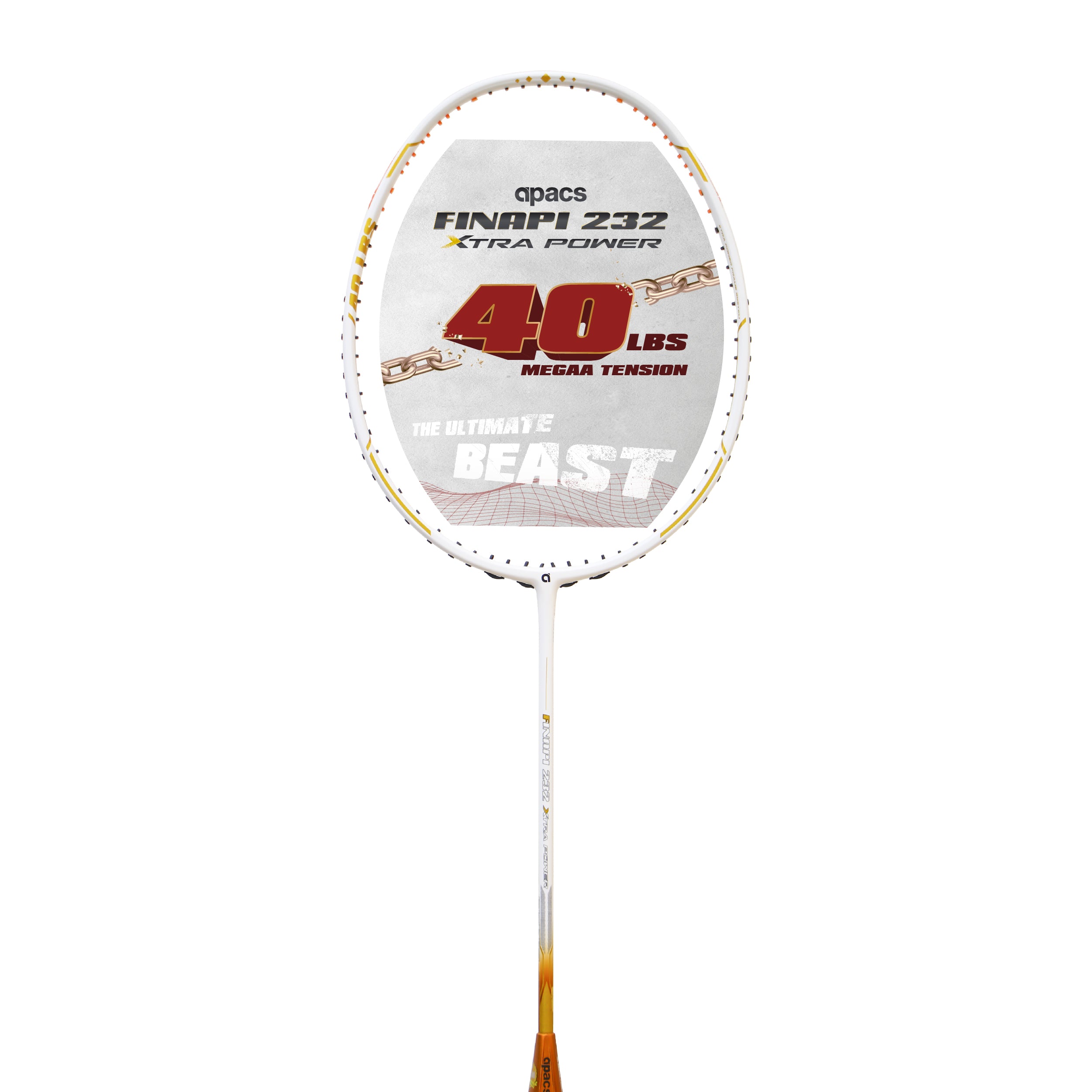 Finapi Racket Apacs Finapi 232 Xtra Power - buy badminton rackets online – Badminton ...