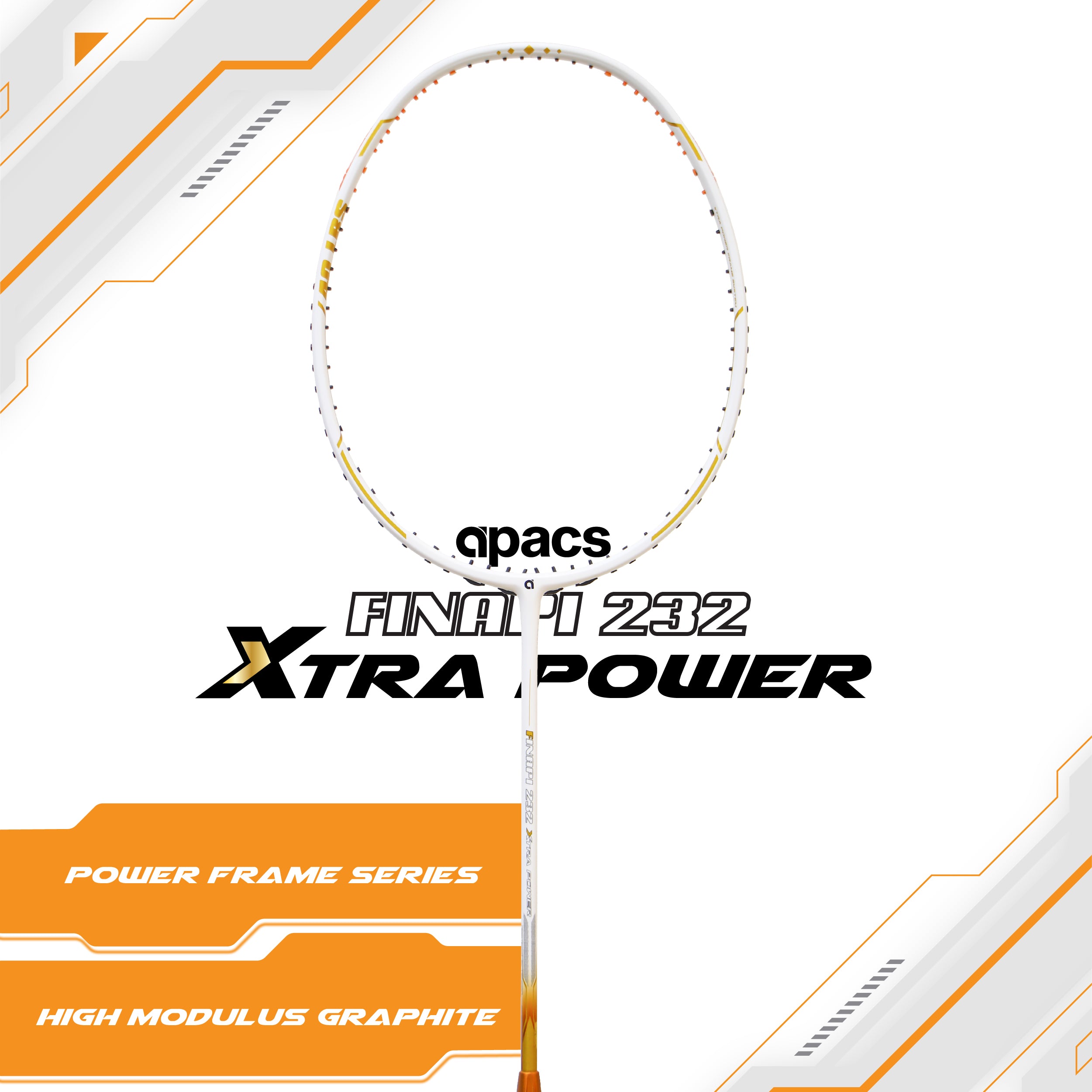 Finapi Racket Apacs Finapi 232 Xtra Power - buy badminton rackets online – Badminton ...