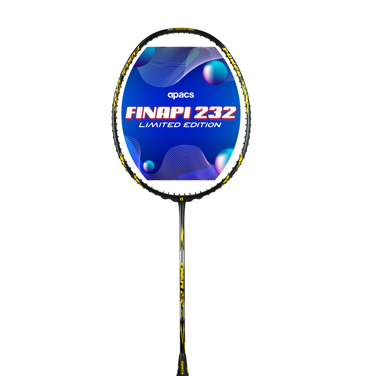 Apacs Finapi 232 Limited ProGrade Badminton Rackets with Full Cover