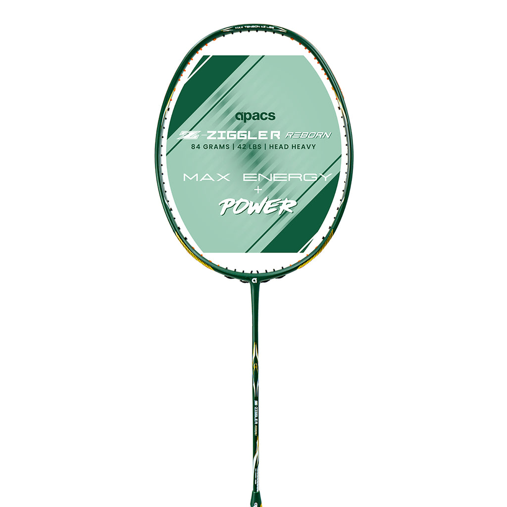 Apasps Apacs Z-Ziggler Reborn Badminton Rackets | Max Energy & Power | 42 LBS ...