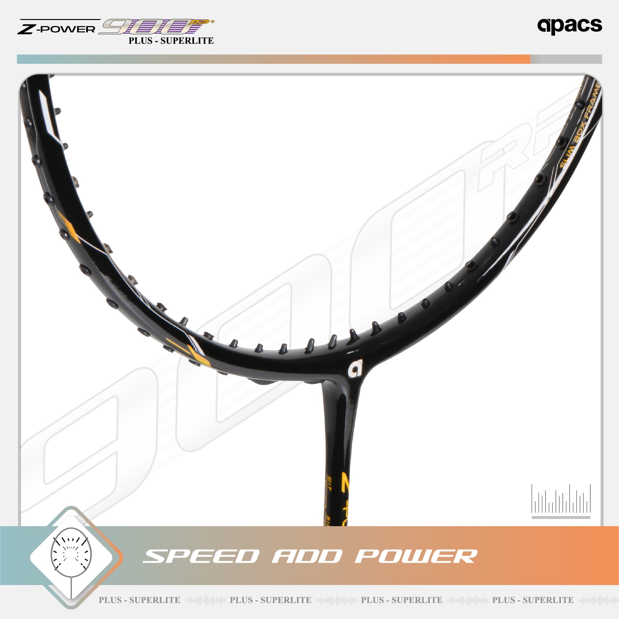 Apacs Z Power 900 RP+ Super Lite - Super Lightweight