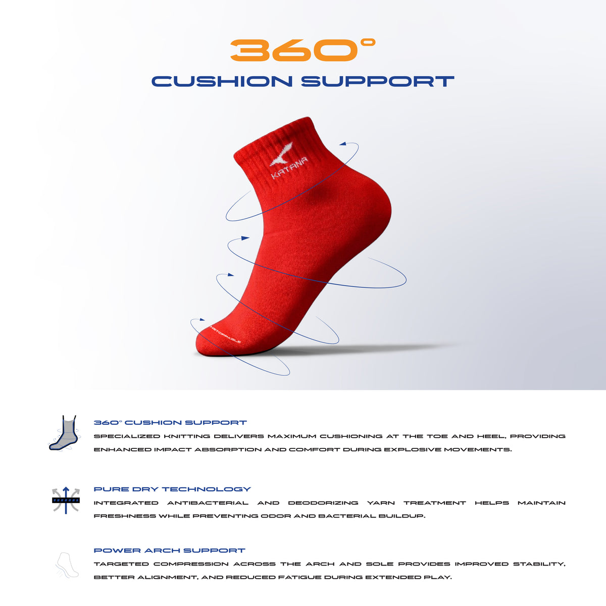 Z-Cloud 360 (Pro Badminton Socks)