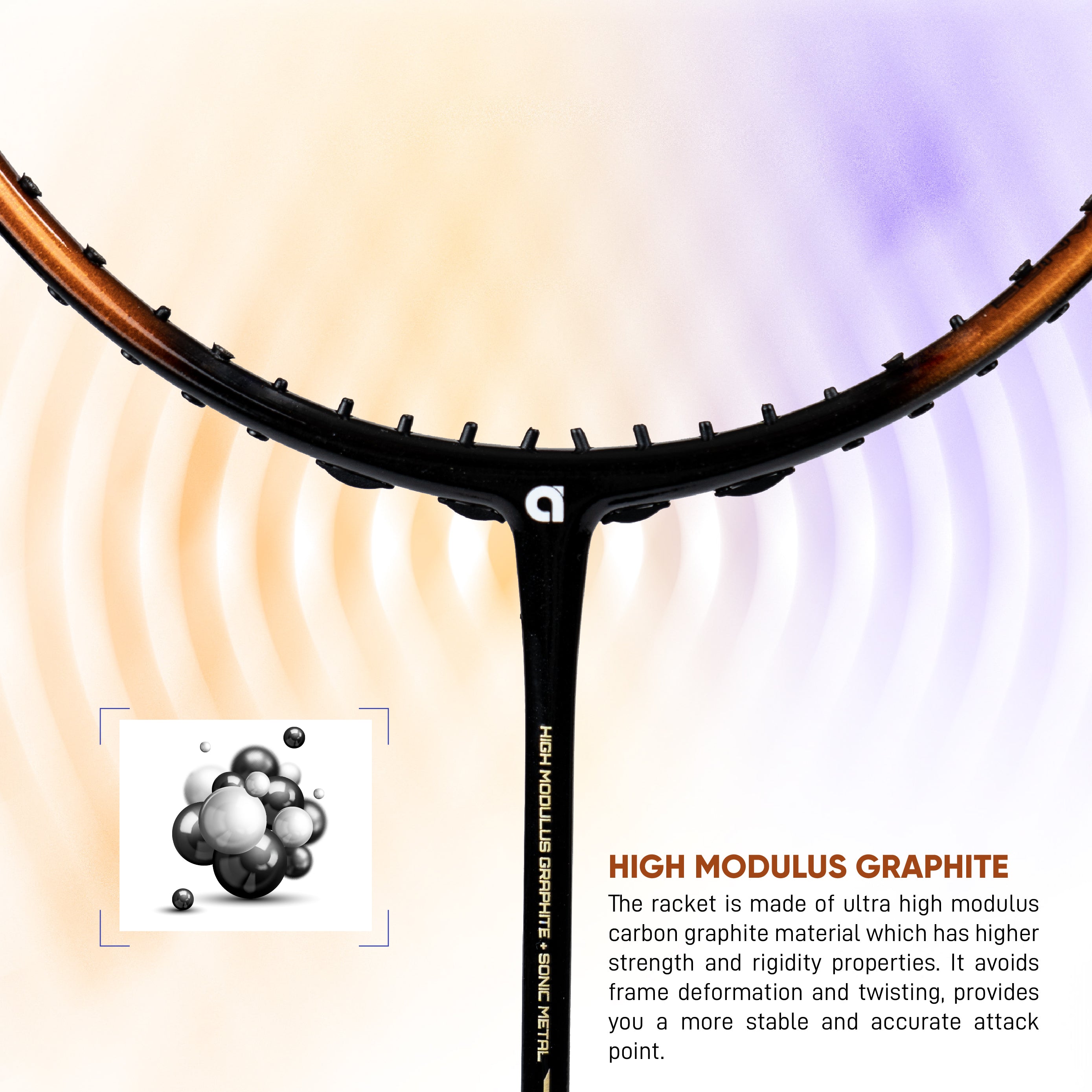 Apacs Accurate 77 Badminton Rackets / Racquets | 6.8mm Slim Shaft ...