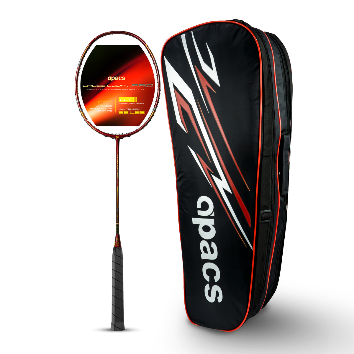 Apacs Cross Court Pro + Apacs Strike Kitbag