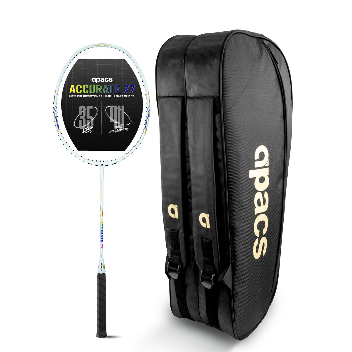Apacs Accurate 77 + Apacs Double Zipper Kitbag