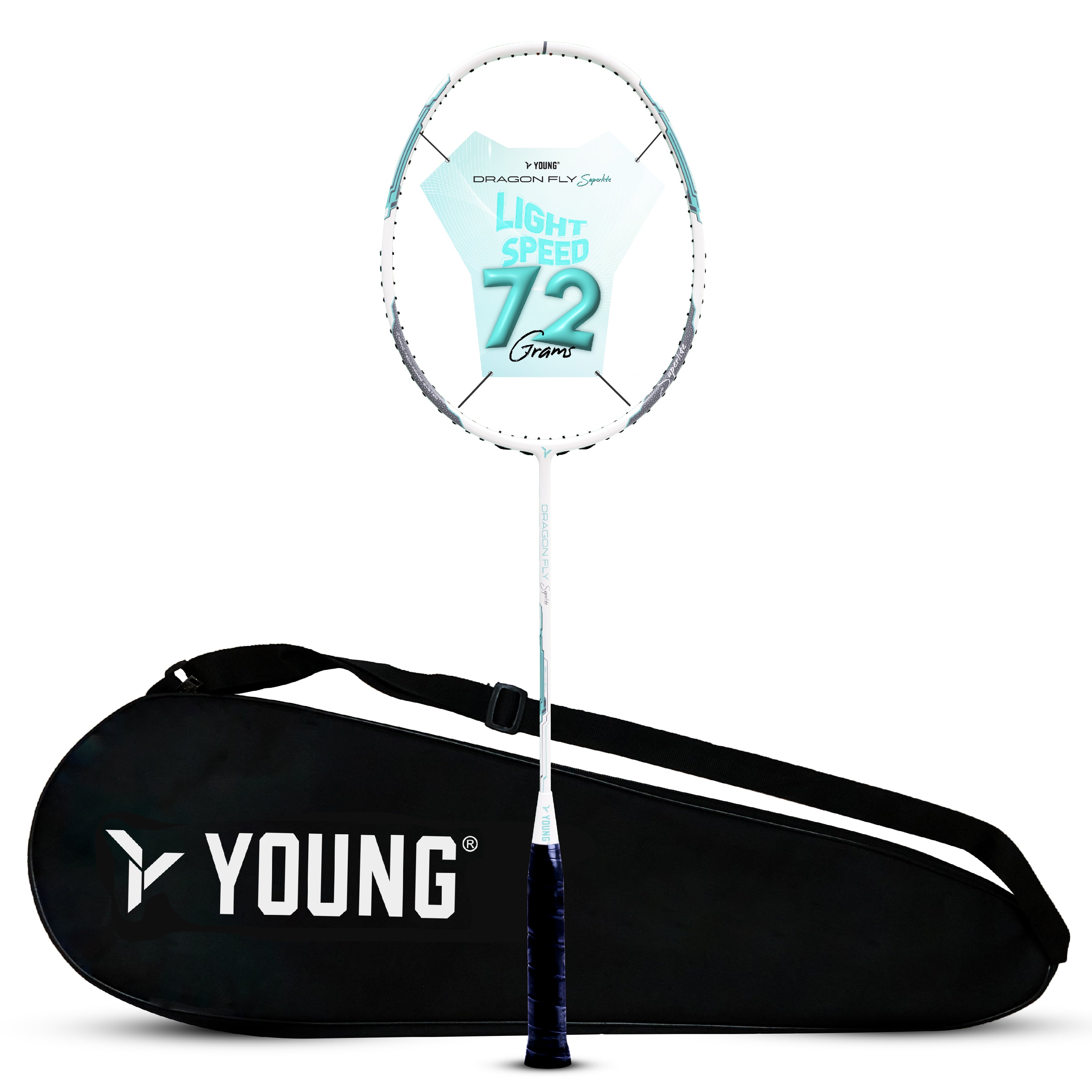 Young DragonFly Superlite 72g Lighweight Badminton Racket for ...