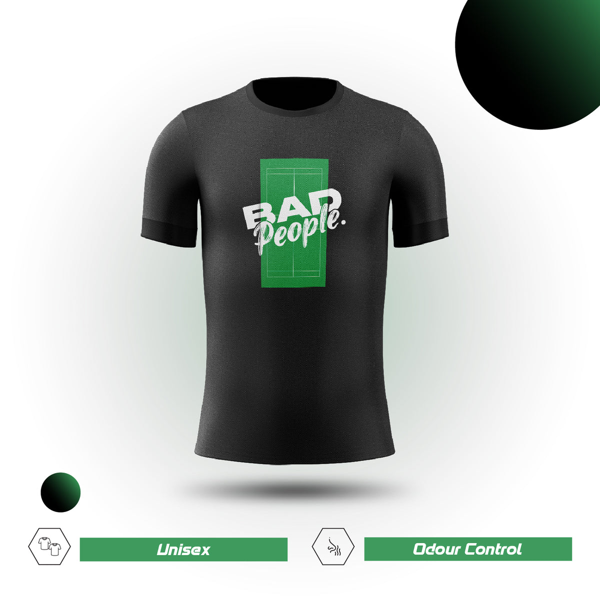 Badpeople T-Shirts - On the court (Black)