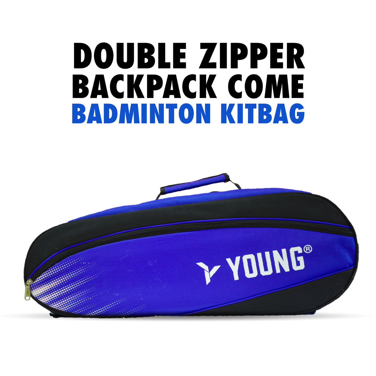GTR Double Zipper Kitbag (Blue)