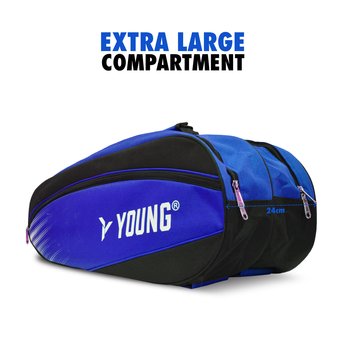 GTR Double Zipper Kitbag (Blue)