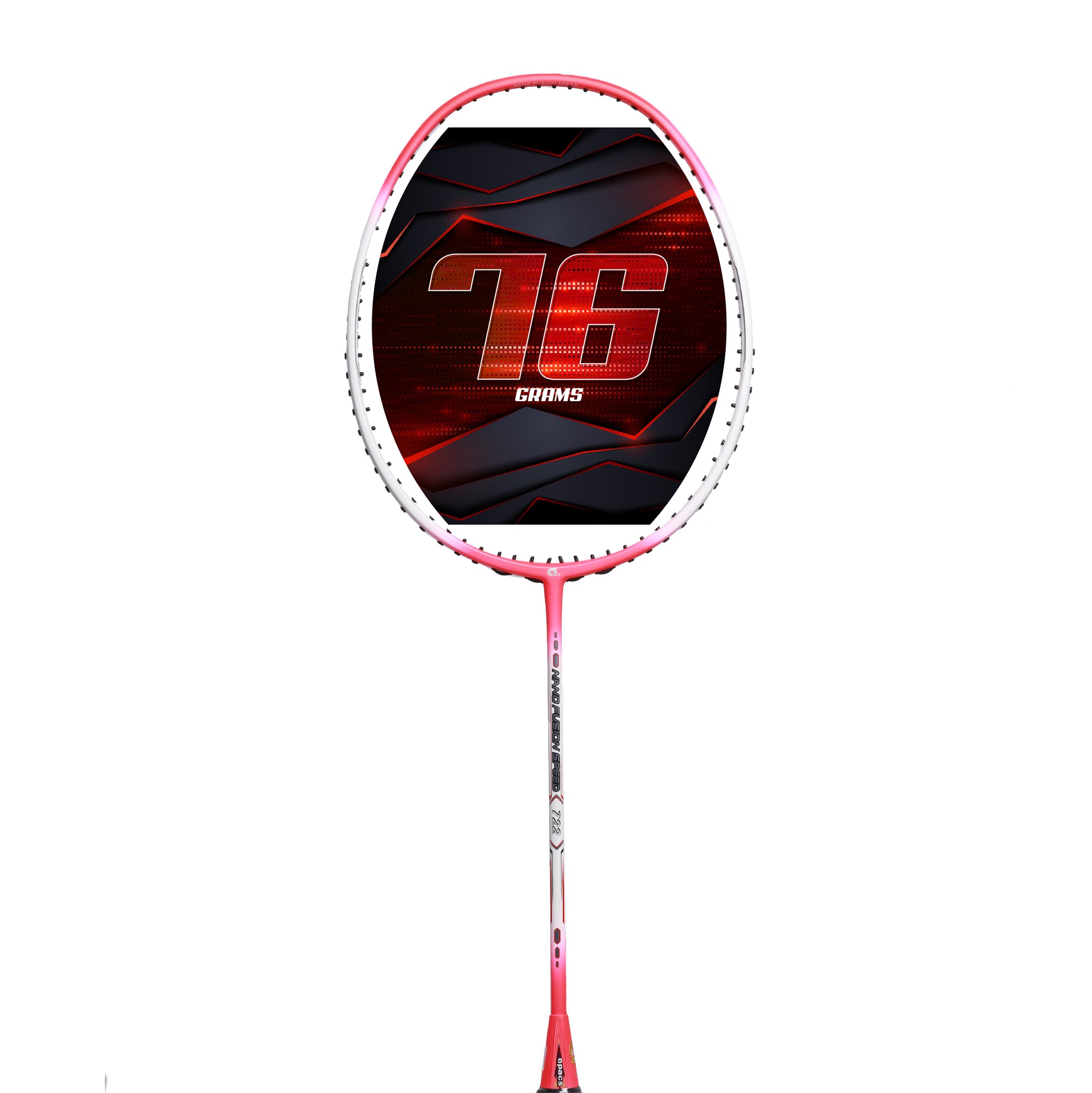 ◇apacs◇NANO FUSION SPEED 722 PINK◇6U超軽量◇Hi-SPEED◇MAX30LBS