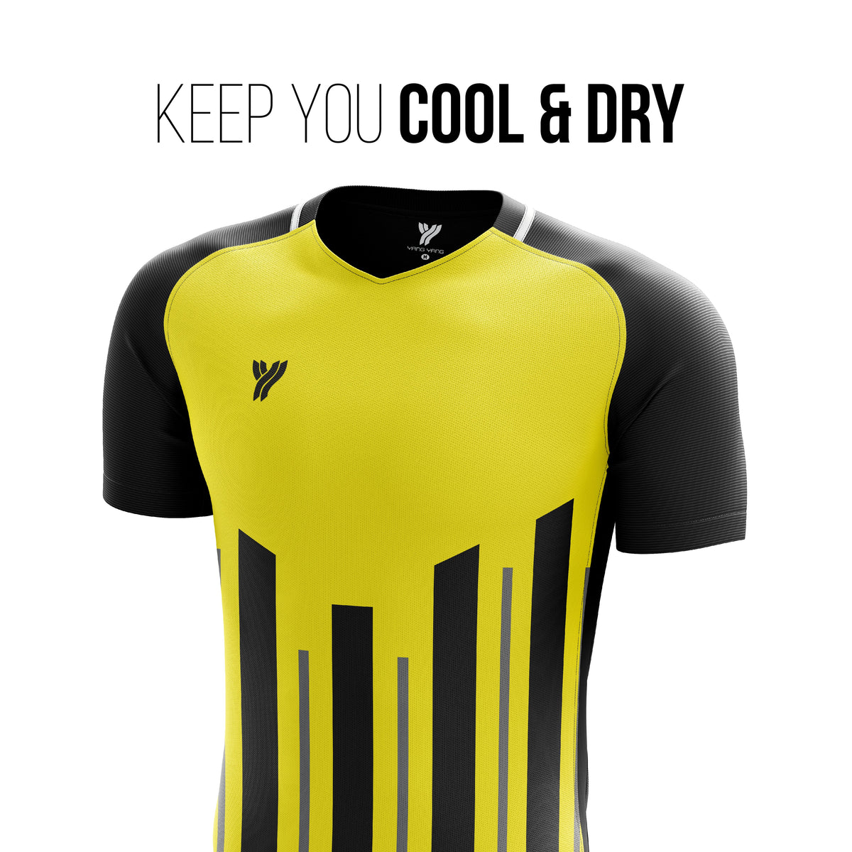 Super Dri Polyester Badminton T-Shirts (Pack of 3)