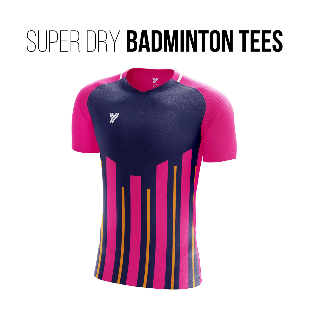 Super Dri Polyester Badminton T-Shirts (Pack of 3)