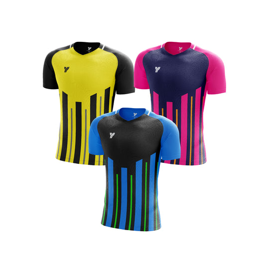 Super Dri Polyester Badminton T-Shirts (Pack of 3)