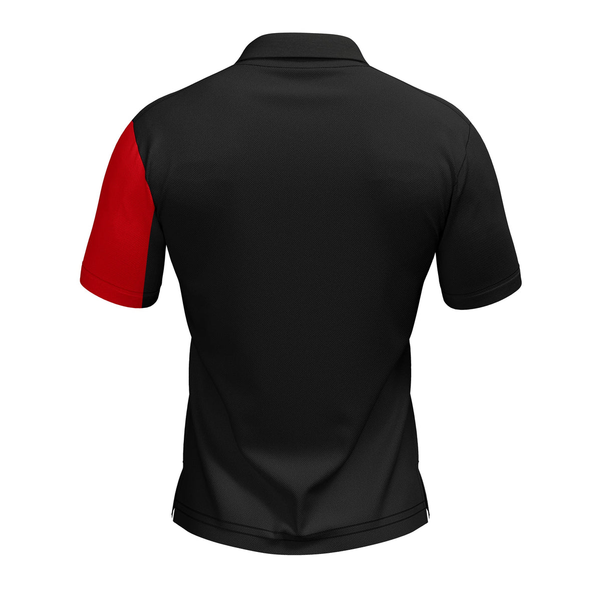 Polo Neck Graphic T-Shirt (RED)